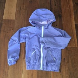 Ivivva girls purple spring jacket sz 6